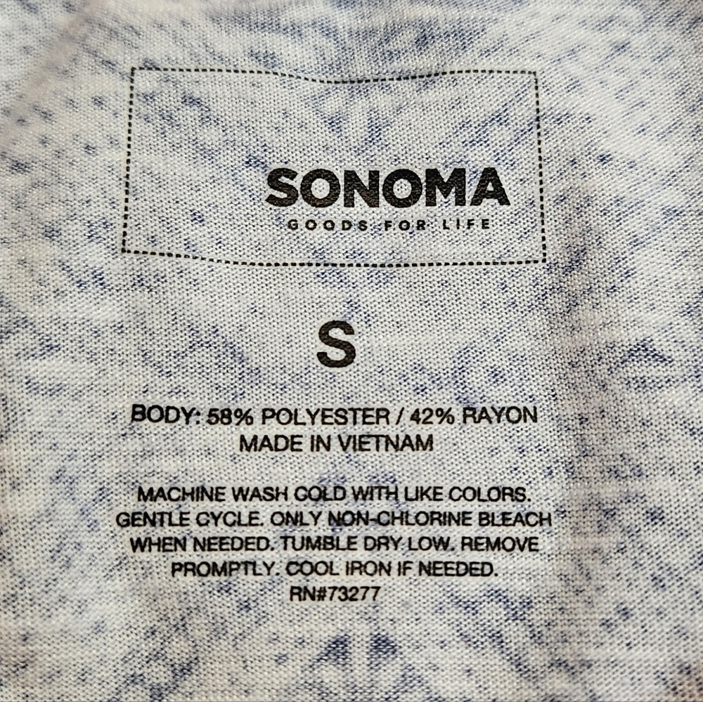 Sonoma Red, White, & Blue, Sleeveless Sundress. Size S. - Picture 5 of 5